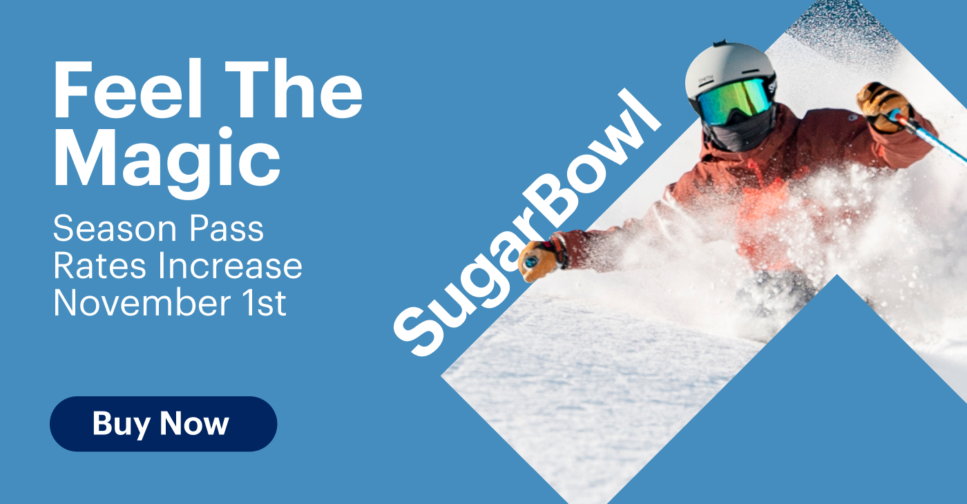 Sugar Bowl Season Pass Sale ends November 1.  Feel The Magic