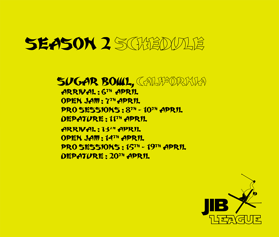 Jib League Schedule