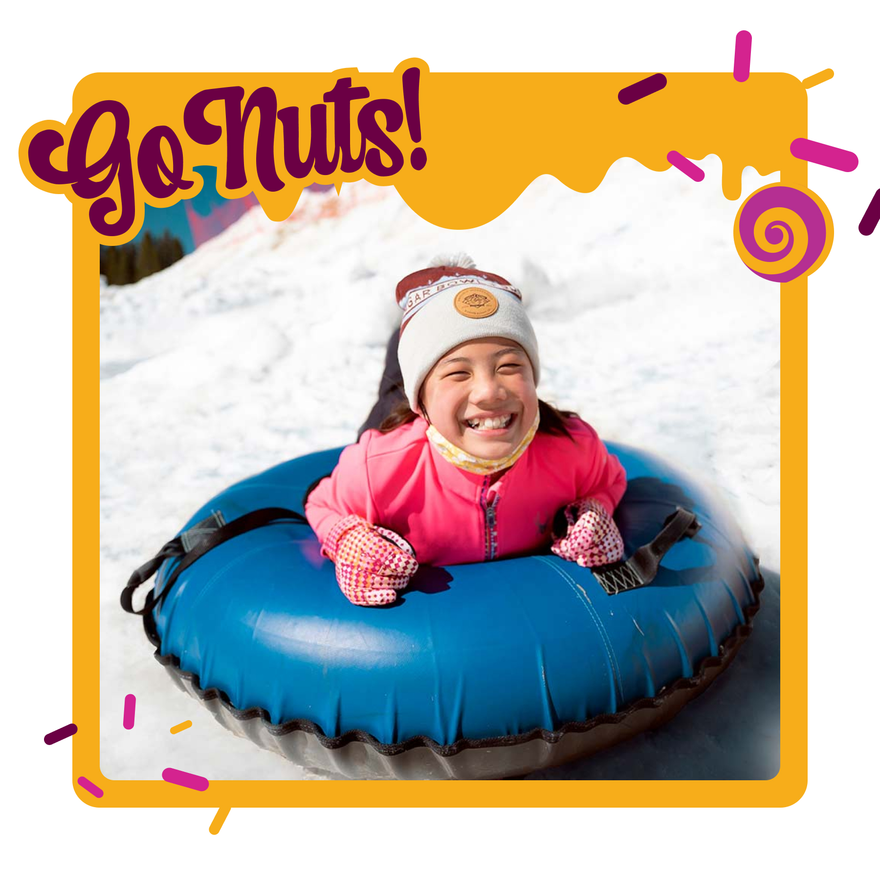 Kids Snow Tubing Fun