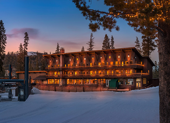 Slopeside hotel rooms atop Donner Summit at Sugar Bowl Ski Resort