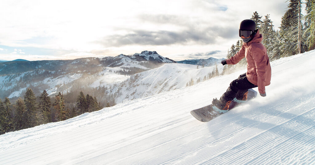 Fresh corduroy on the East Face of Disney