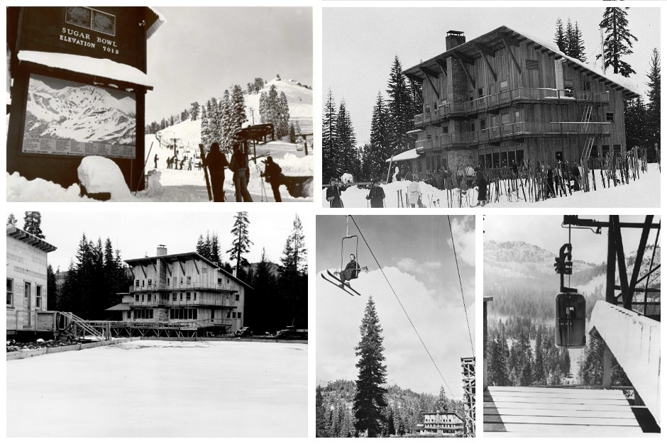 Historic images of Sugar Bowl Lodge and Gondola